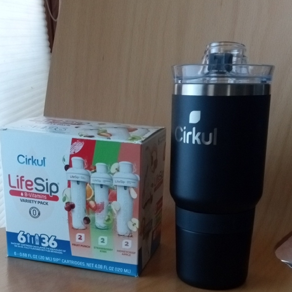 Cirkul Life Sip With Cartridges 3 Flavors